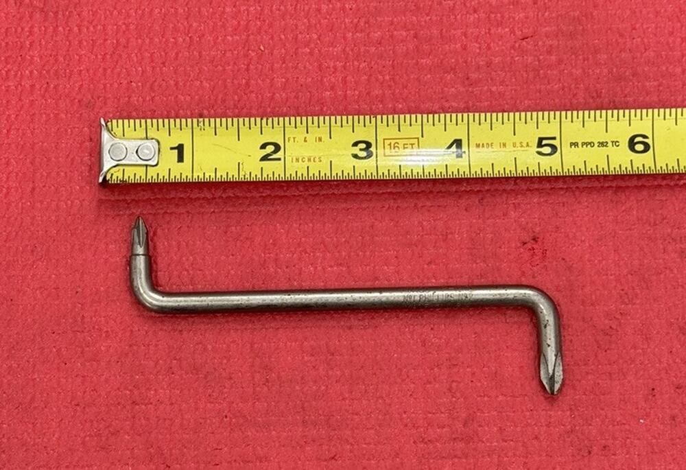 Vaco P-120 Klein Tools #1 and #2 Phillips Offset Screwdriver MADE IN THE USA